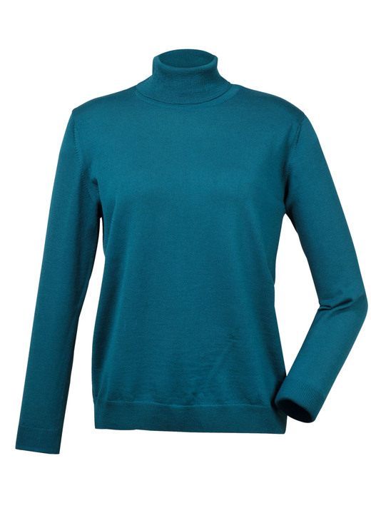 Basics - Pullover in Feinstrick, in Größe 038 bis 052, in Farbe ORANGE Ansicht 9