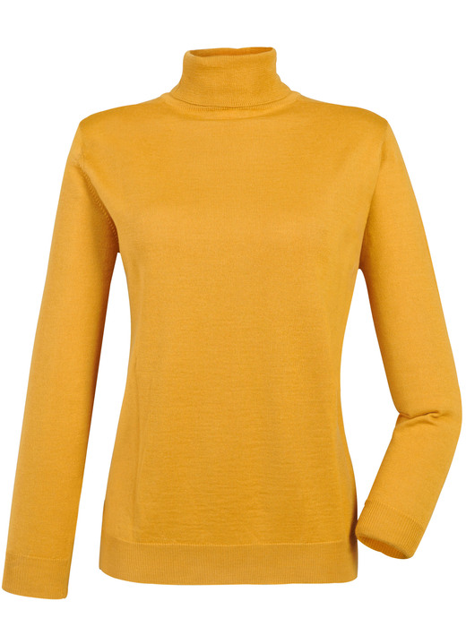 Basics - Pullover in Feinstrick, in Größe 038 bis 052, in Farbe MAISGELB Ansicht 2