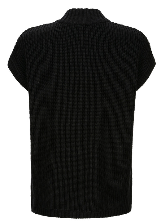 Basics - Pullunder in Perlfang, in Größe 038 bis 052, in Farbe SCHWARZ Ansicht 4