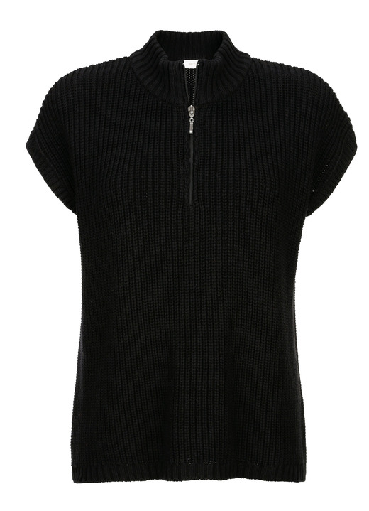 Basics - Pullunder in Perlfang, in Größe 038 bis 052, in Farbe SCHWARZ Ansicht 3