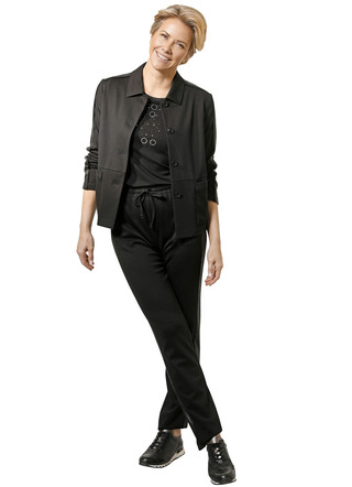 Blazer mit Hemdkragen
