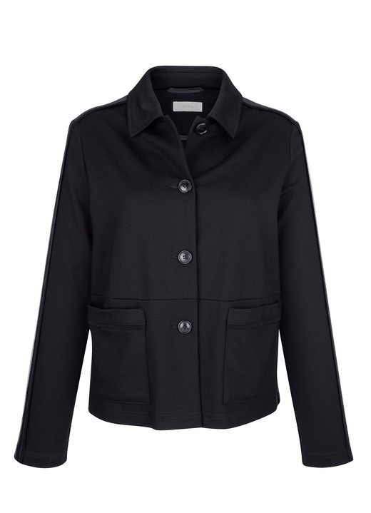 Blazer - Blazer mit Hemdkragen, in Größe 038 bis 046, in Farbe SCHWARZ Ansicht 3