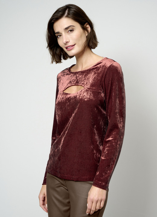 Langarm - Shirt Langarm - Shirt, in Größe 038 bis 052, in Farbe TERRAKOTTA