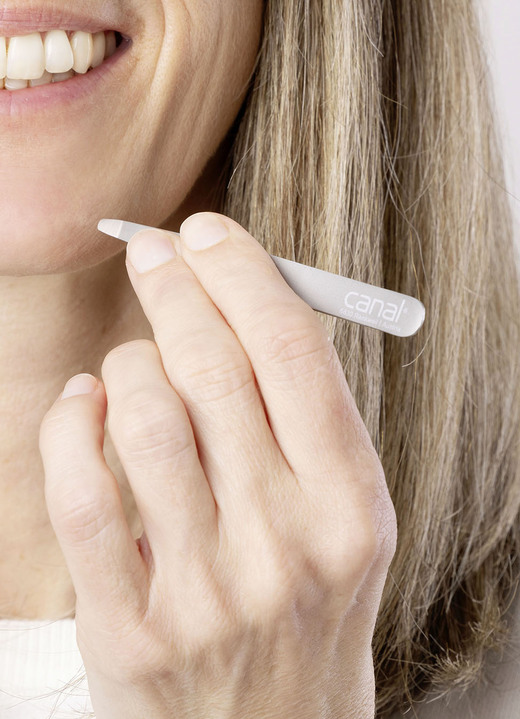 Kosmetik - canal Haarpinzette Ansicht 2 Kosmetik - canal Haarpinzette, in Farbe EDELSTAHL Ansicht 2