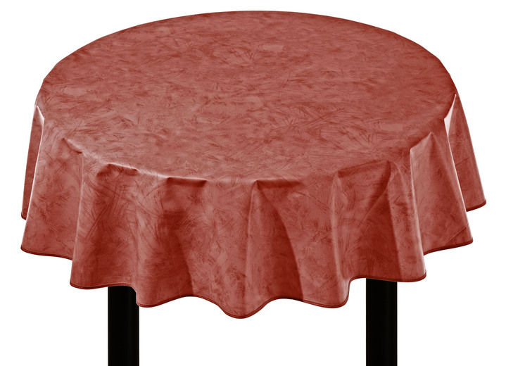 Tischdecken - Klassisch marmorierte Wachstuch-Tischdecke Ansicht 15 Tischdecken - Klassisch marmorierte Wachstuch-Tischdecke, in Größe 108 (Tischdecke, 80/ 80 cm) bis 220 (Tischdecke, oval, 155/220 cm), in Farbe TERRA Ansicht 15