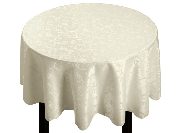 Tischdecken - Pflegeleichte Tischdekoration für drinnen und draußen Ansicht 4 Tischdecken - Pflegeleichte Tischdekoration für drinnen und draußen, in Größe 130 (Tischdecke, 130/160 cm) bis 404 (2er-Set Kissenbezüge, 40/40 cm), in Farbe WEISS Ansicht 4