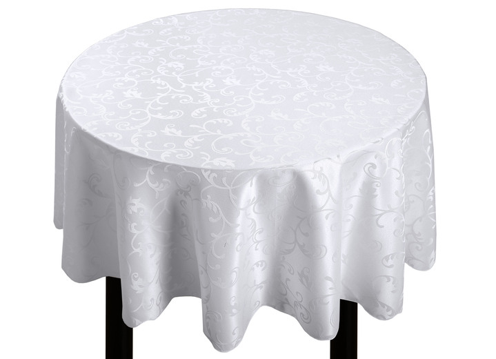 Tischdecken - Pflegeleichte Tischdekoration für drinnen und draußen Ansicht 8 Tischdecken - Pflegeleichte Tischdekoration für drinnen und draußen, in Größe 130 (Tischdecke, 130/160 cm) bis 404 (2er-Set Kissenbezüge, 40/40 cm), in Farbe WEISS Ansicht 8