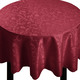 Tischdecken - Pflegeleichte Tischdekoration für drinnen und draußen – Farbe ROT – Ansicht 1 Tischdecken - Pflegeleichte Tischdekoration für drinnen und draußen, in Größe 130 (Tischdecke, 130/160 cm) bis 404 (2er-Set Kissenbezüge, 40/40 cm), in Farbe WEISS – Farbe ROT – Ansicht 1