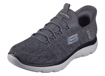 SKECHERS, Herren-Sneaker, mit geformter Slip-Ins Fersenplatte
