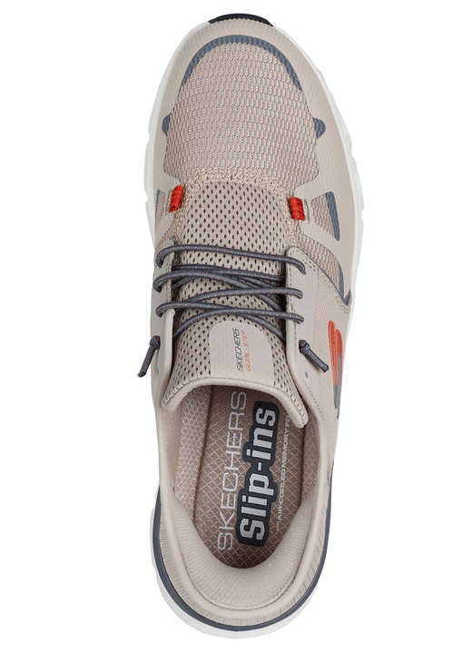 Slipper & Schnürschuhe - SKECHERS, Herren-Sneaker, mit geformter Slip-Ins Fersenplatte, in Größe 040 bis 048, in Farbe MARINE Ansicht 7