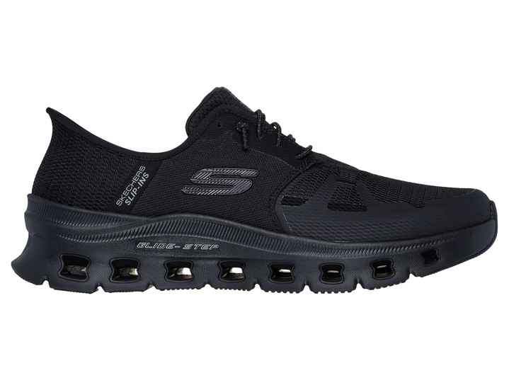 Slipper & Schnürschuhe - SKECHERS, Herren-Sneaker, mit geformter Slip-Ins Fersenplatte, in Größe 040 bis 048, in Farbe MARINE Ansicht 14