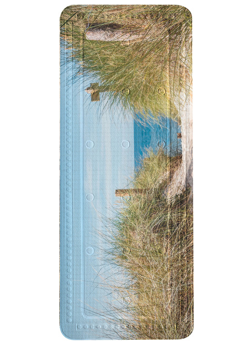 Badezimmeraccessoires - Sicherheits-Einlagen mit Strand-Dessin, in Größe 300 (Duscheinlage, 55x55 cm) bis 302 (Nackenpolster, 32x22 cm), in Farbe BUNT Ansicht 5