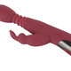 Erotik - Massagegerät Rabbitvibrator mit Wärmefunktion, in Farbe ROT-SCHWARZ – Farbe ROT-SCHWARZ – Ansicht 3