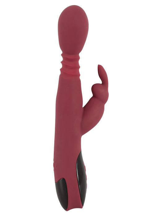 Erotik - Massagegerät Rabbitvibrator mit Wärmefunktion, in Farbe ROT-SCHWARZ Ansicht 6