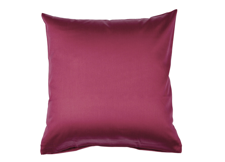 Dekokissen & Hüllen - Hochwertige Mako-Satin-Kissenbezüge mit Reißverschluss, in Größe 121 (2 Kissenbezüge, 40/80 cm) bis 125 2 (Kissenbezüge, 40/60 cm), in Farbe HELLBLAU Ansicht 7