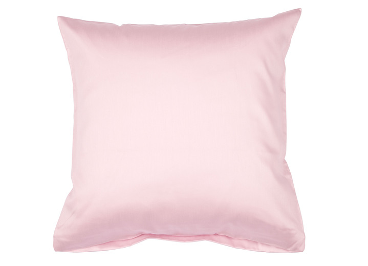 Dekokissen & Hüllen - Hochwertige Mako-Satin-Kissenbezüge mit Reißverschluss, in Größe 121 (2 Kissenbezüge, 40/80 cm) bis 125 2 (Kissenbezüge, 40/60 cm), in Farbe HELLBLAU Ansicht 24