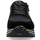 Slipper & Schnürschuhe - Remonte, trendige Damen-Sneaker, Weite G, mit herausnehmbarem Fußbett, in Größe 036 bis 042, in Farbe SCHWARZ-GOLD – Farbe SCHWARZ-GOLD – Ansicht 6