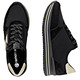 Slipper & Schnürschuhe - Remonte, trendige Damen-Sneaker, Weite G, mit herausnehmbarem Fußbett, in Größe 036 bis 042, in Farbe SCHWARZ-GOLD – Farbe SCHWARZ-GOLD – Ansicht 8