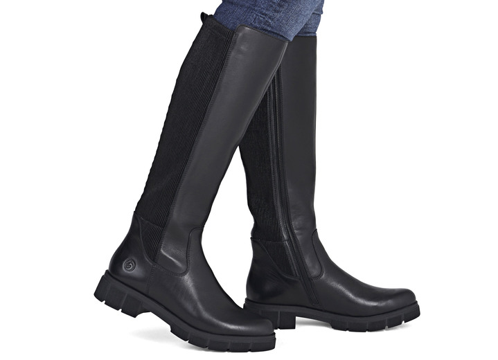 Stiefel & Stiefeletten - Remonte, klassische Damen-Stiefel, Winterschuhe, Weite G, mit Reißverschluss, in Größe 036 bis 042, in Farbe SCHWARZ Ansicht 7