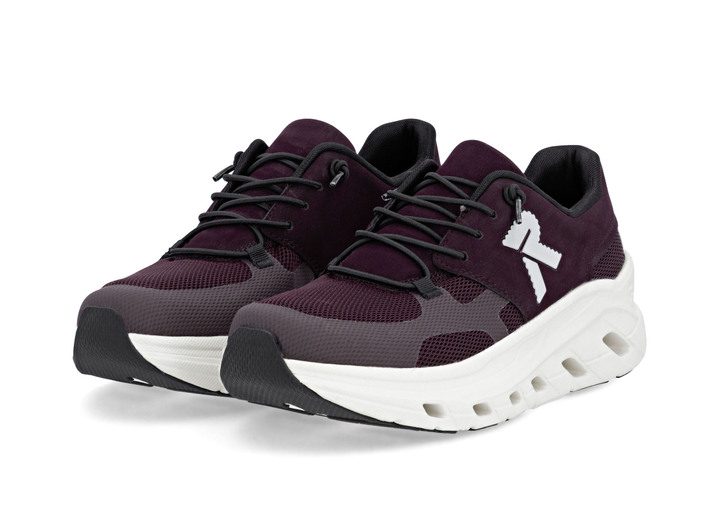 Slipper & Schnürschuhe - Rieker, sportive Damen-Sneaker, Weite G, mit herausnehmbarem Fußbett, in Größe 036 bis 042, in Farbe HELLBEIGE Ansicht 14