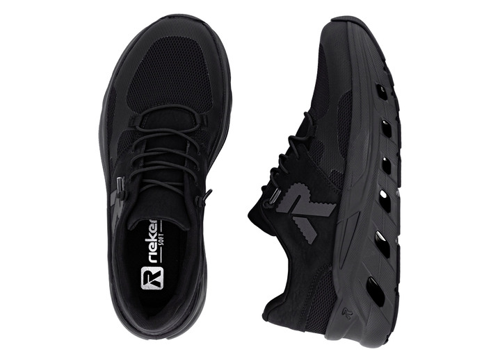 Slipper & Schnürschuhe - Rieker, sportive Damen-Sneaker, Weite G, mit herausnehmbarem Fußbett, in Größe 036 bis 042, in Farbe HELLBEIGE Ansicht 24