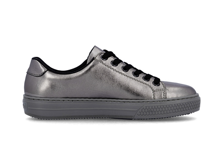 Slipper & Schnürschuhe - Rieker, modische Damen-Sneaker, mit Reißverschluss, in Größe 036 bis 042, in Farbe ALTSILBER Ansicht 4