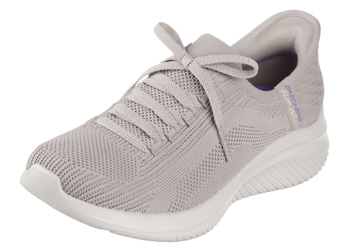 Slipper & Schnürschuhe - SKECHERS, sportliche Damen-Sneaker, mit geformter Slip-Ins Fersenplatte, in Größe 036 bis 041, in Farbe MARINE Ansicht 6