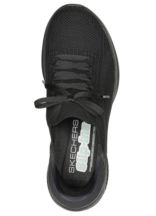 Slipper & Schnürschuhe - SKECHERS, sportliche Damen-Sneaker, mit geformter Slip-Ins Fersenplatte, in Größe 036 bis 041, in Farbe MARINE Ansicht 12