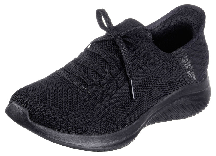 Slipper & Schnürschuhe - SKECHERS, sportliche Damen-Sneaker, mit geformter Slip-Ins Fersenplatte, in Größe 036 bis 041, in Farbe MARINE Ansicht 11