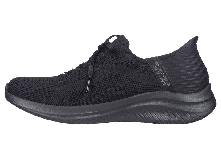 Slipper & Schnürschuhe - SKECHERS, sportliche Damen-Sneaker, mit geformter Slip-Ins Fersenplatte, in Größe 036 bis 041, in Farbe MARINE Ansicht 15