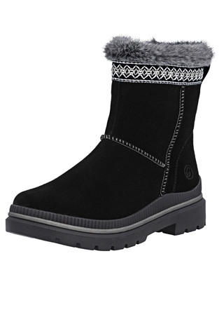 Remonte, gefütterte Damen-Stiefeletten, Winterschuhe, Weite G, mit Lammfell