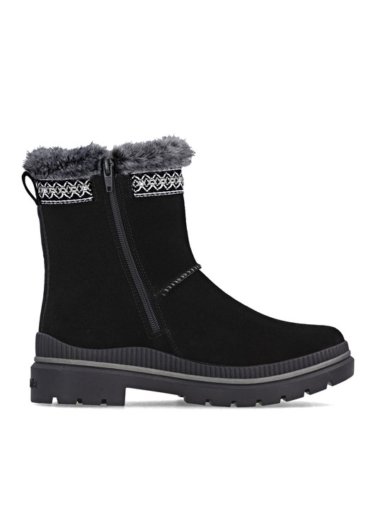Stiefel & Stiefeletten - Remonte, gefütterte Damen-Stiefeletten, Winterschuhe, Weite G, mit Lammfell, in Größe 036 bis 042, in Farbe SCHWARZ Ansicht 5