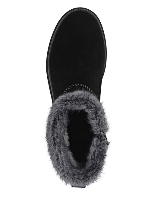 Stiefel & Stiefeletten - Remonte, gefütterte Damen-Stiefeletten, Winterschuhe, Weite G, mit Lammfell, in Größe 036 bis 042, in Farbe SCHWARZ Ansicht 2