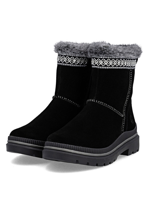 Stiefel & Stiefeletten - Remonte, gefütterte Damen-Stiefeletten, Winterschuhe, Weite G, mit Lammfell, in Größe 036 bis 042, in Farbe BRAUN Ansicht 12