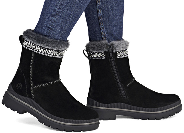 Stiefel & Stiefeletten - Remonte, gefütterte Damen-Stiefeletten, Winterschuhe, Weite G, mit Lammfell, in Größe 036 bis 042, in Farbe BRAUN Ansicht 16
