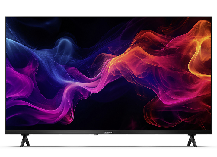 Fernseher - „Sharp“ HD-Ready-LED-Google-TV mit WLAN, in Farbe SCHWARZ Ansicht 1