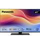 Fernseher - „Panasonic“ 4K-Ultra-HD-LED-Smart-TV mit TiVo Betriebssystem, in Farbe SCHWARZ – Farbe SCHWARZ – Ansicht 2