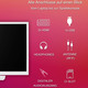 Fernseher - Telefunken XH24O550M HD-Ready-LED-Fernseher – Farbe WEISS – Ansicht 2 Fernseher - Telefunken XH24O550M HD-Ready-LED-Fernseher, in Farbe WEISS – Farbe WEISS – Ansicht 2
