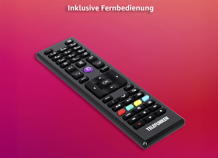 Fernseher - LED-Fernseher mit integriertem 3-fach-HD-Receiver, in Farbe WEISS Ansicht 1