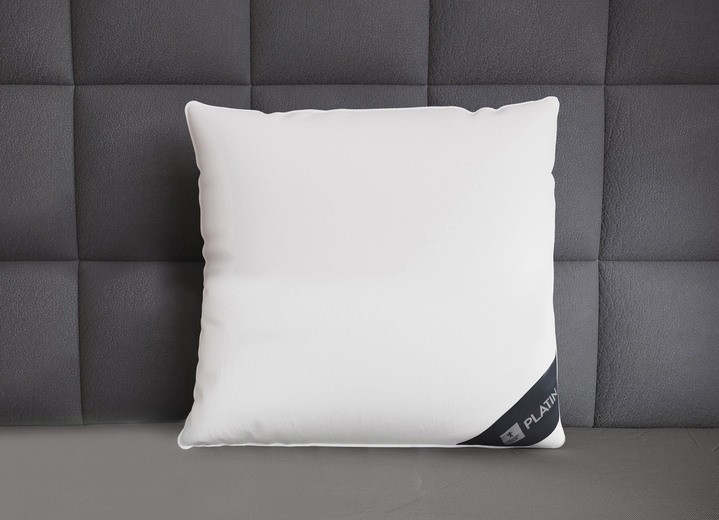 Bettwaren - Daunenkissen Platin von Spessarttraum, in Größe 120 (80/ 80 cm) bis 121 (40/ 80 cm), in Farbe WEISS Ansicht 2