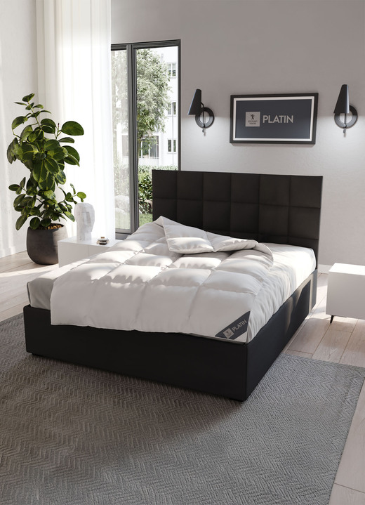 Bettwaren - Daunenprogramm Platin von Spessarttraum, in Größe 103 (135/200 cm) bis 110 (155/220 cm), in Farbe WEISS, in Ausführung EXTRA LEICHT Ansicht 6