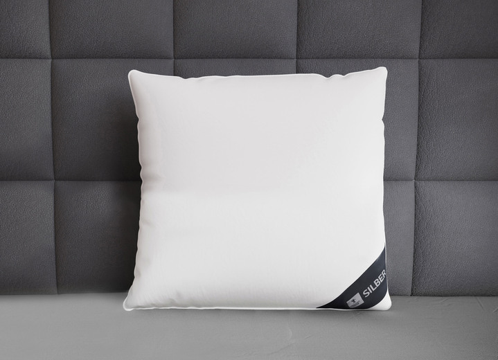 Bettwaren - In Deutschland hergestelltes Daunenprogramm aus dem Hause Spessarttraum Ansicht 26 Bettwaren - In Deutschland hergestelltes Daunenprogramm aus dem Hause Spessarttraum, in Größe 103 (135/200 cm) bis 121 (40/ 80 cm), in Farbe , in Ausführung Blue Kissen Ansicht 26