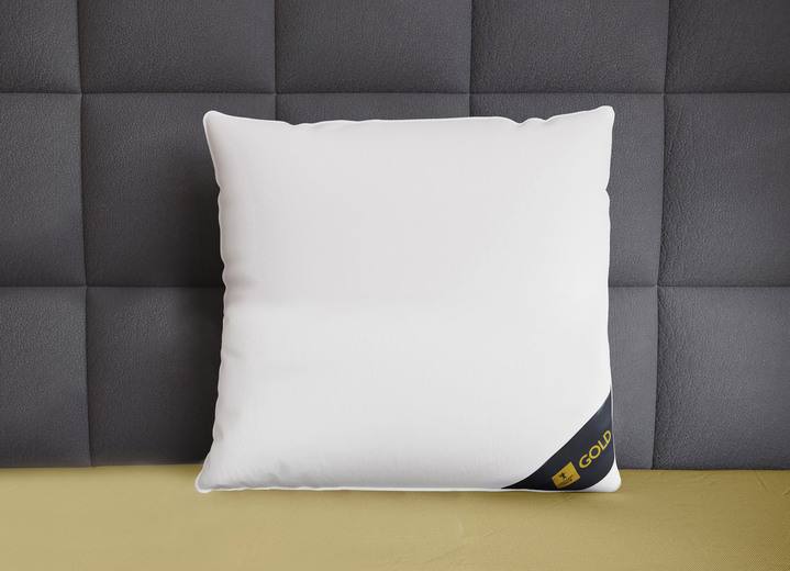 Bettwaren - In Deutschland hergestelltes Daunenprogramm aus dem Hause Spessarttraum Ansicht 19 Bettwaren - In Deutschland hergestelltes Daunenprogramm aus dem Hause Spessarttraum, in Größe 103 (135/200 cm) bis 121 (40/ 80 cm), in Farbe , in Ausführung Blue Kissen Ansicht 19