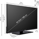 Fernseher - „Telefunken“ LED-Fernseher in Full-HD, in Farbe SCHWARZ – Farbe SCHWARZ – Ansicht 3