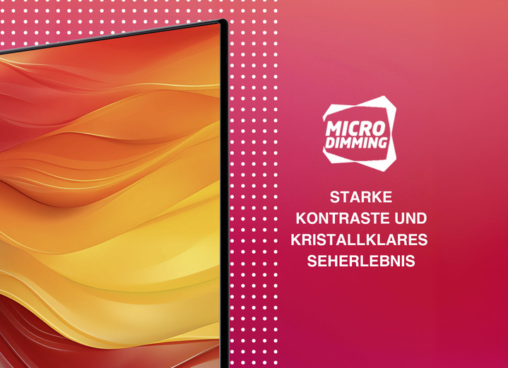 Fernseher - „Telefunken“ LED-Fernseher in Full-HD, in Farbe SCHWARZ Ansicht 8