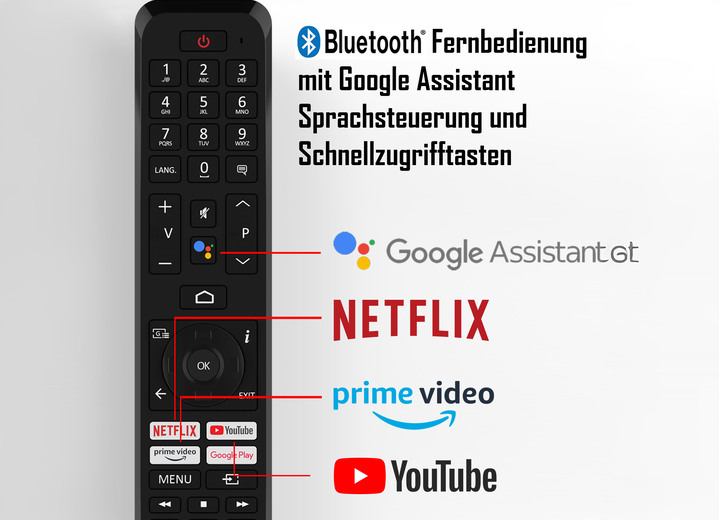 Fernseher - „Telefunken“ LED-Fernseher in Full-HD, in Farbe SCHWARZ Ansicht 4