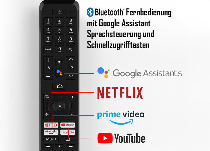 Fernseher - „Telefunken“ LED-Fernseher in Full-HD, in Farbe SCHWARZ Ansicht 11