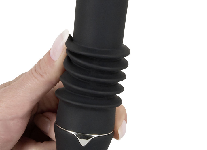 - Massagegerät mit Saugfuß und Stoßfunktion, in Farbe SCHWARZ Ansicht 4