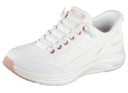 SKECHERS, stylische Damen-Sneaker, mit geformter Slip-Ins Fersenplatte