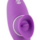 Erotik - Rabbitvibrator mit Leckfunktion , in Farbe LILA – Farbe LILA – Ansicht 4